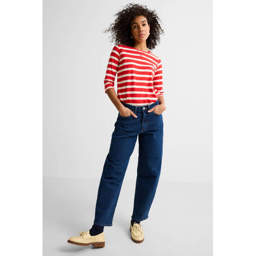 Anytime barrel jeans dark blue afbeelding