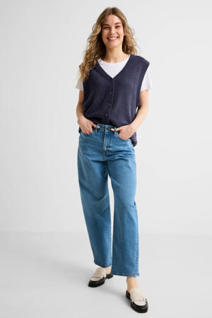 barrel jeans mid blue
