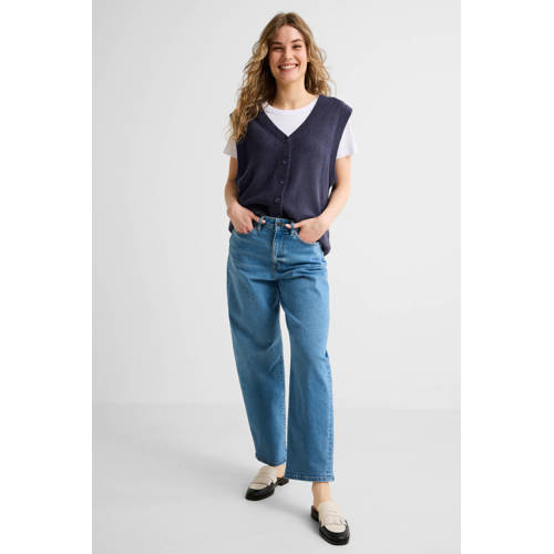 Anytime barrel jeans mid blue afbeelding