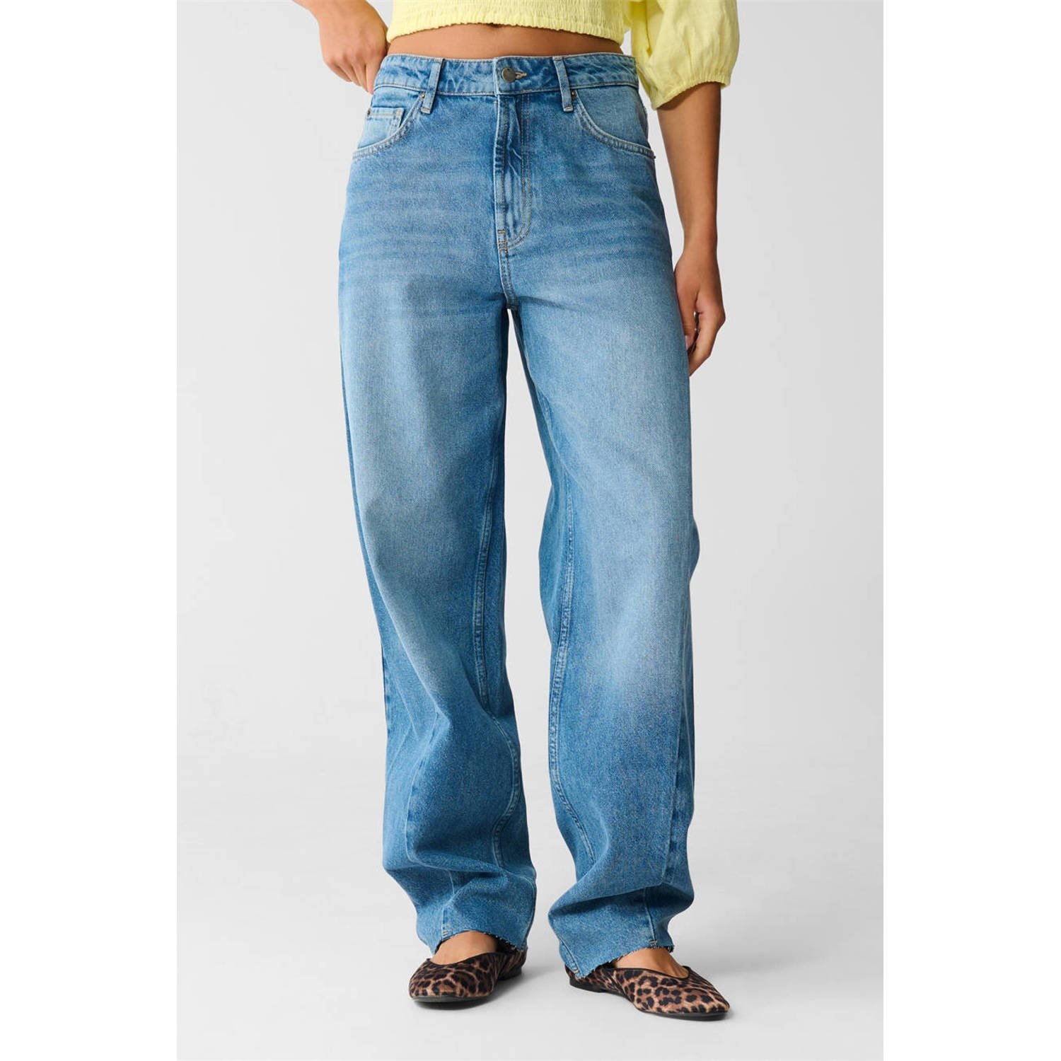 Shoeby high waist blauw