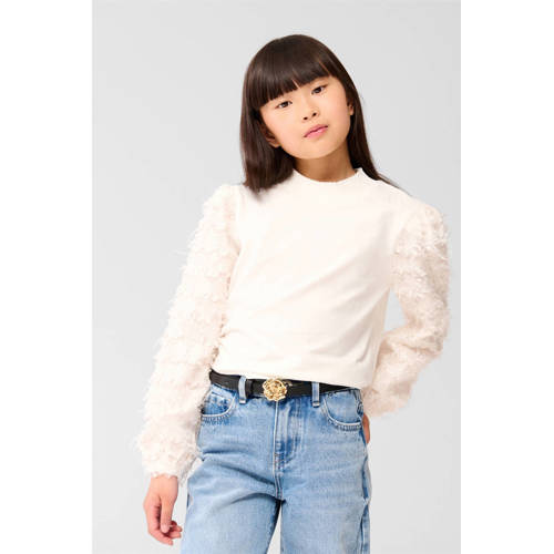 Shoeby blousetop ecru afbeelding