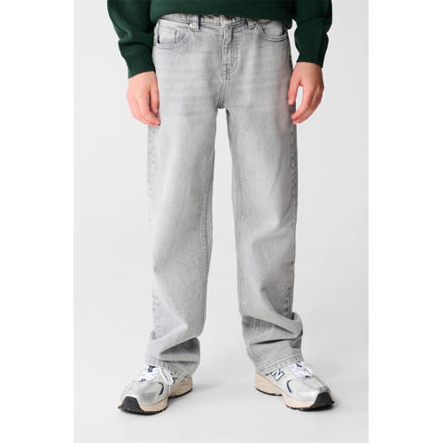Shoeby baggy jeans grey denim afbeelding