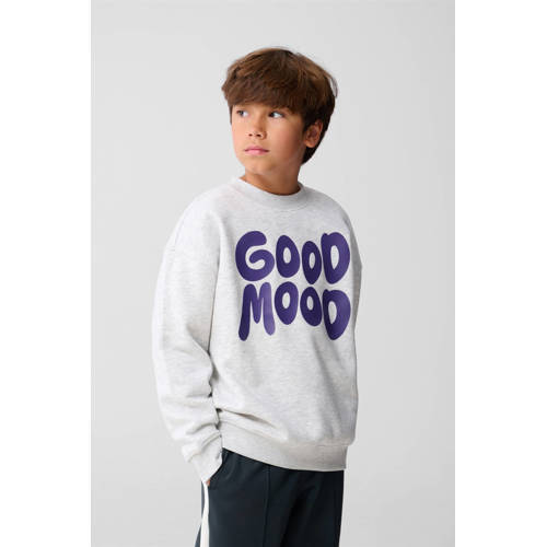 Shoeby sweater grijs melange afbeelding