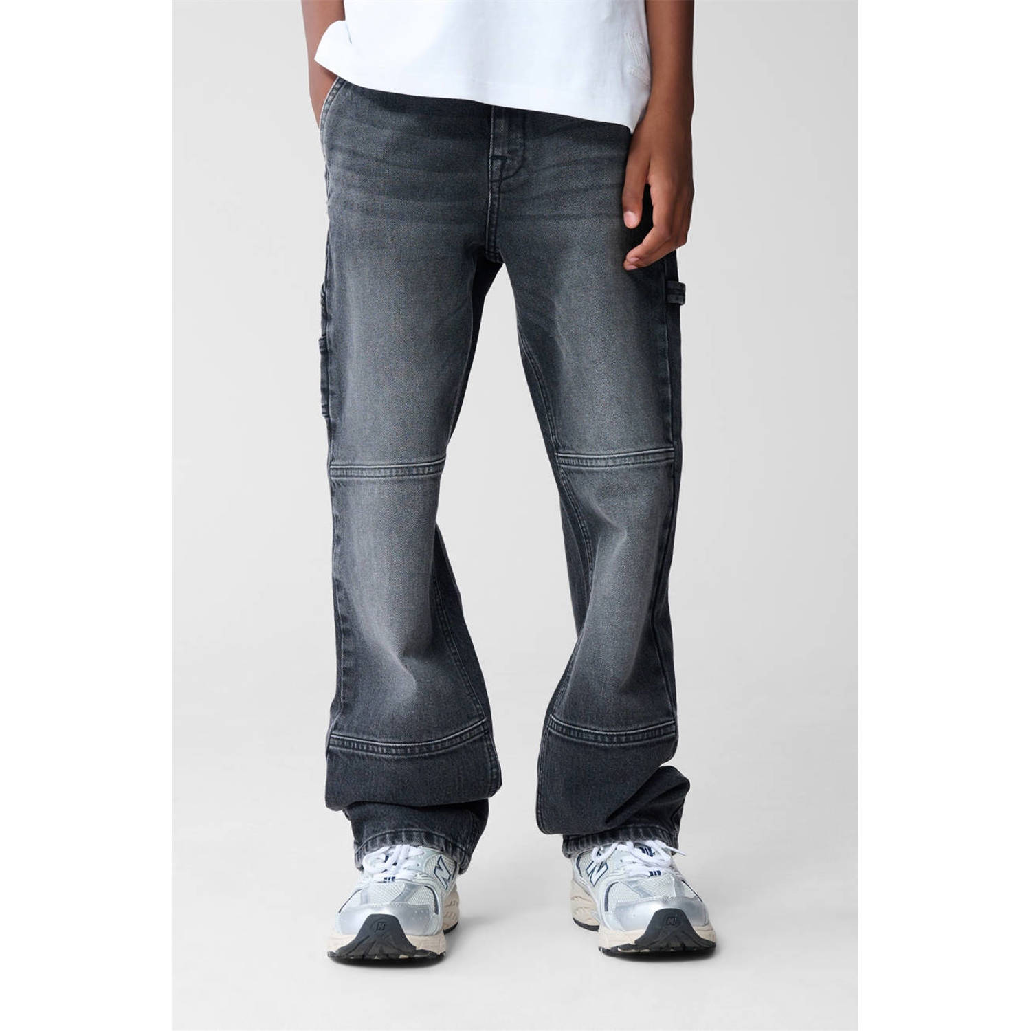 Shoeby straight leg jeans grijs