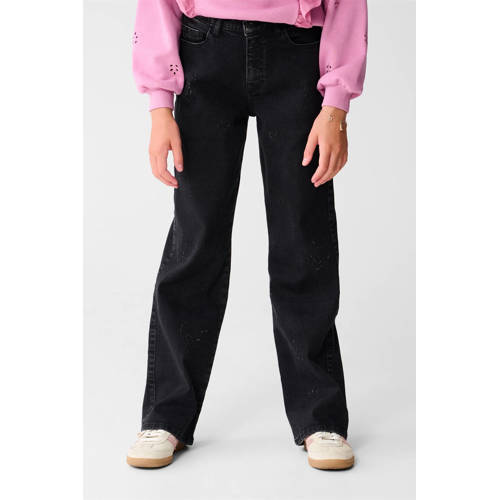 Shoeby straight leg jeans black denim afbeelding