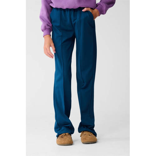 Shoeby wide leg casual broek blauw afbeelding