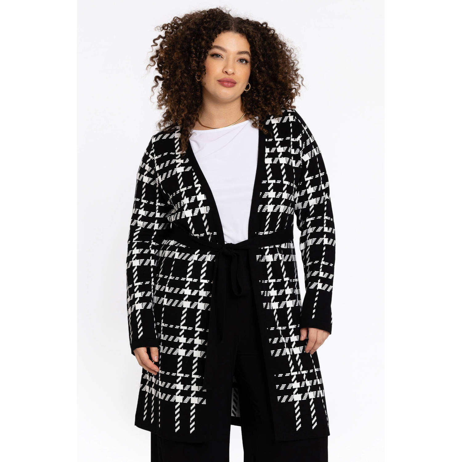 YOEK cardigan zwart