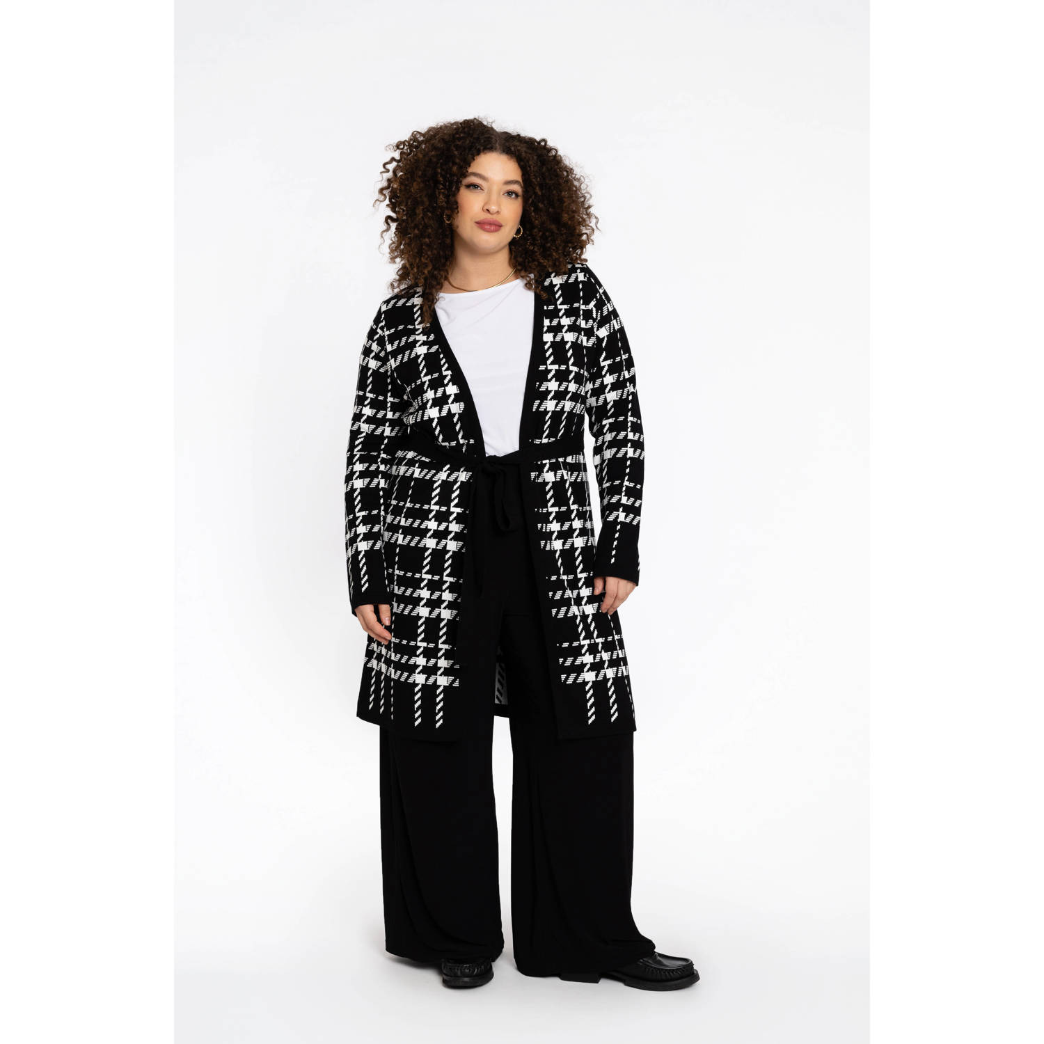 YOEK cardigan zwart