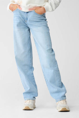 barrel high waist barrel jeans light blue denim
