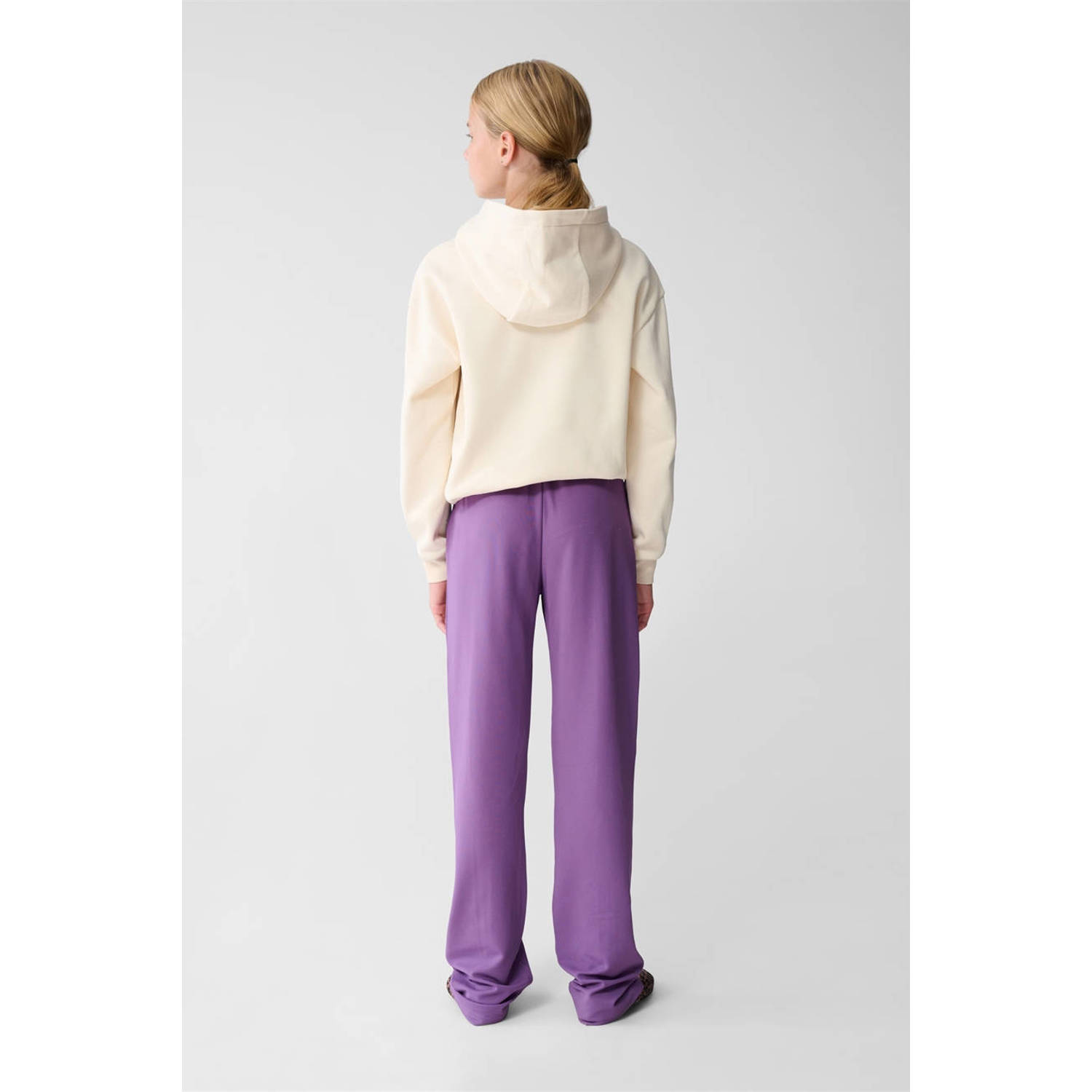Shoeby wide leg casual broek paars