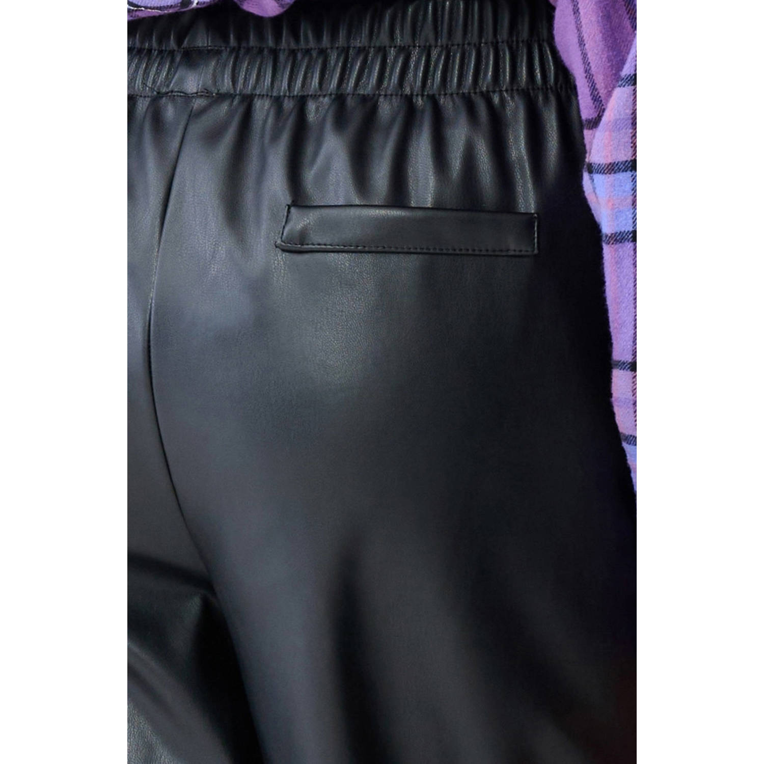 Shoeby straight casual broek zwart