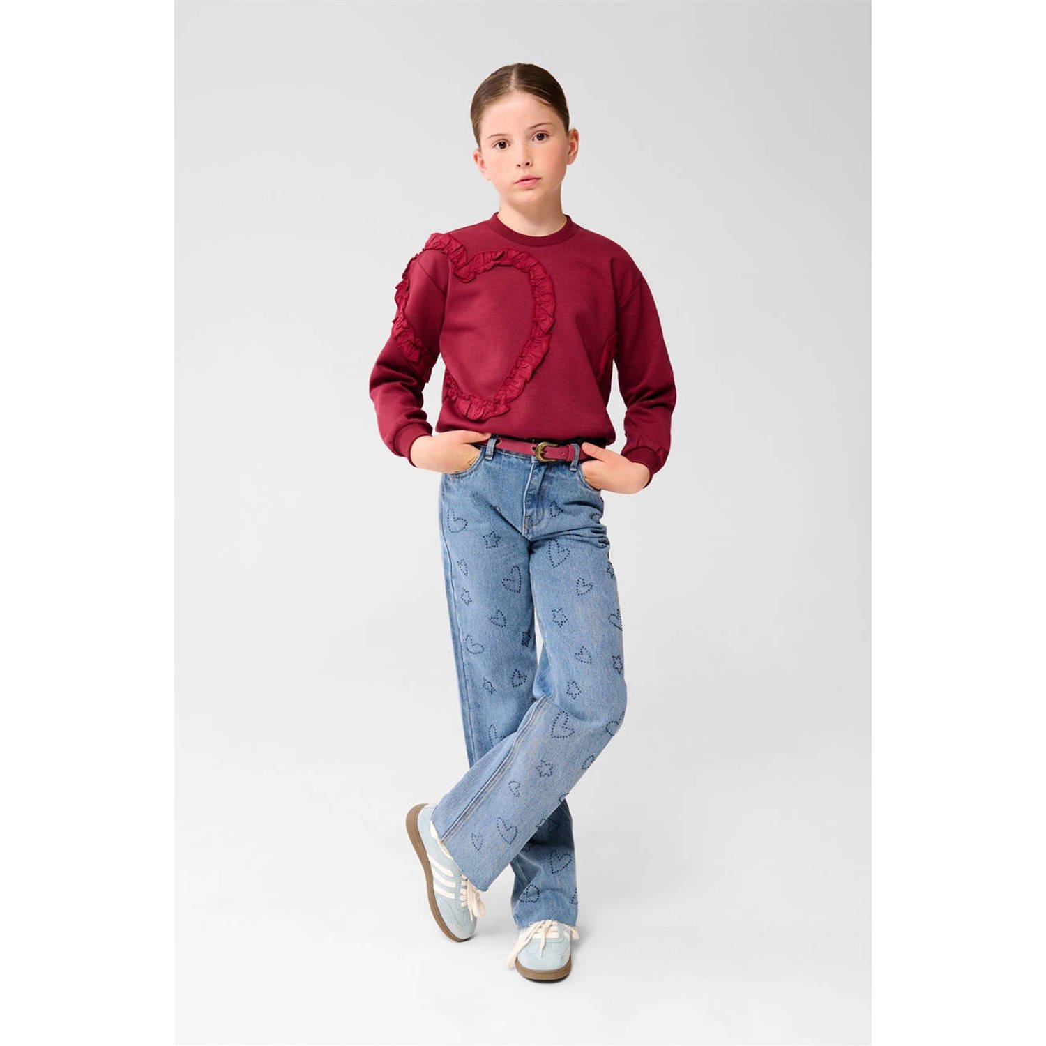 Shoeby straight leg jeans medium blue denim
