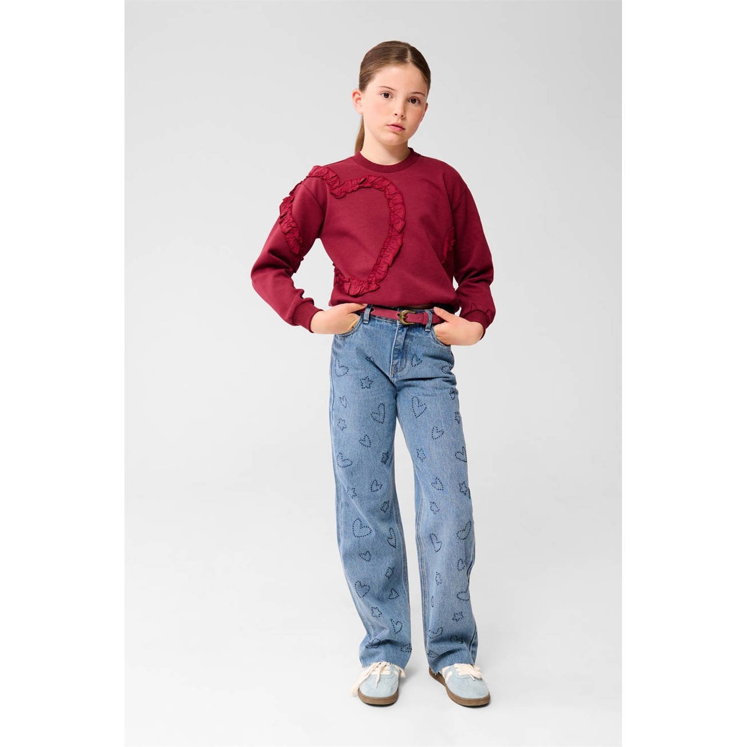 Shoeby straight leg jeans medium blue denim