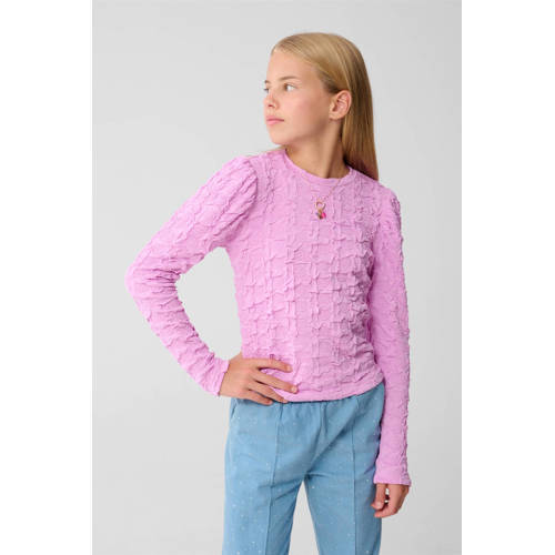 Shoeby gebloemde longsleeve roze afbeelding
