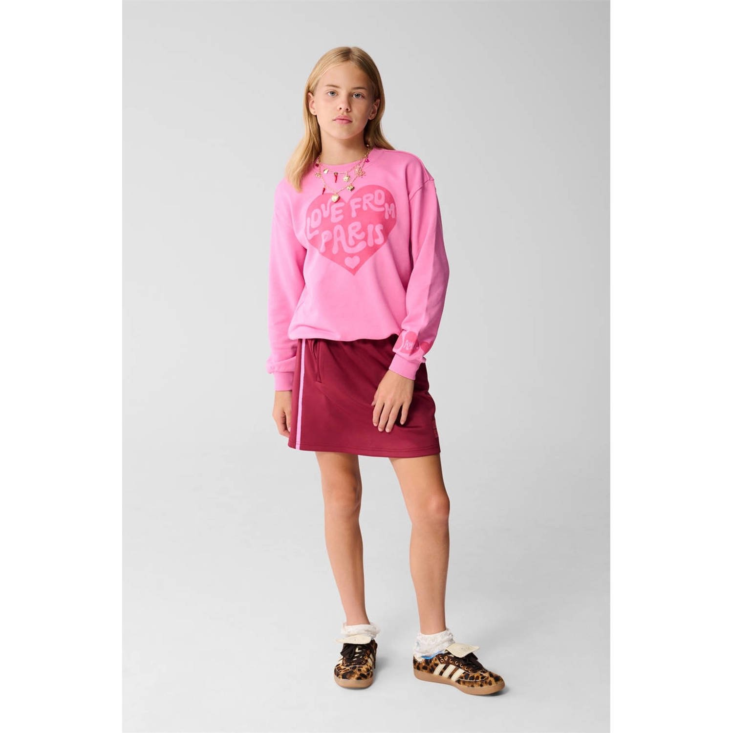 Shoeby korte rok donkerrood
