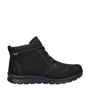 Babbett  nubuck veterboots zwart