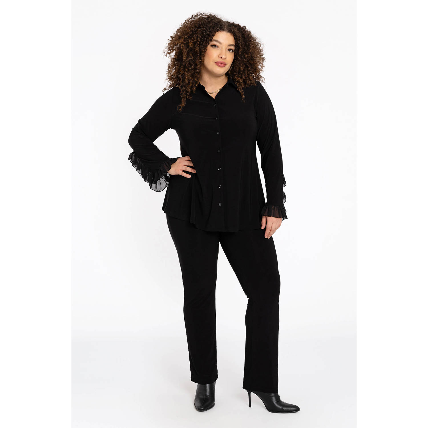 YOEK blouse zwart