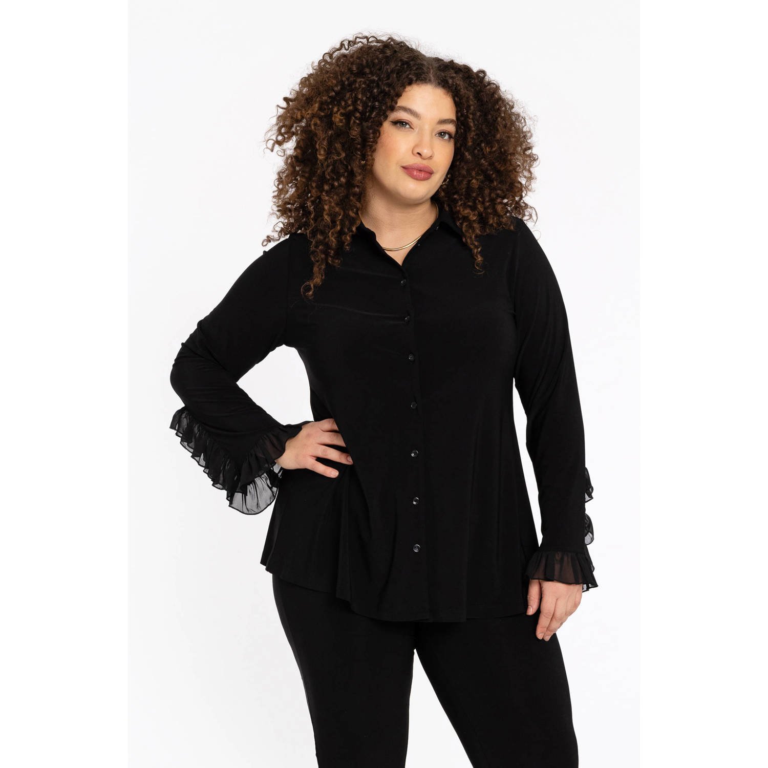 YOEK blouse zwart