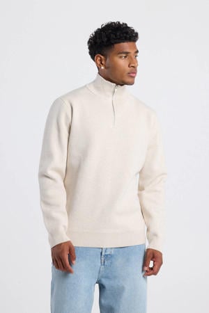gebreide trui beige