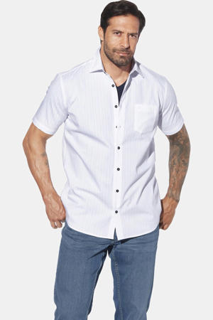 casual overhemd met textuur JORMA Plus Size wit
