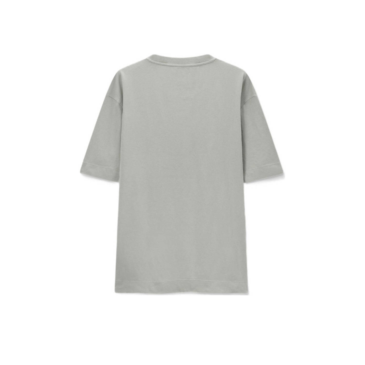 Sissy-Boy oversized T-shirt grijsgroen