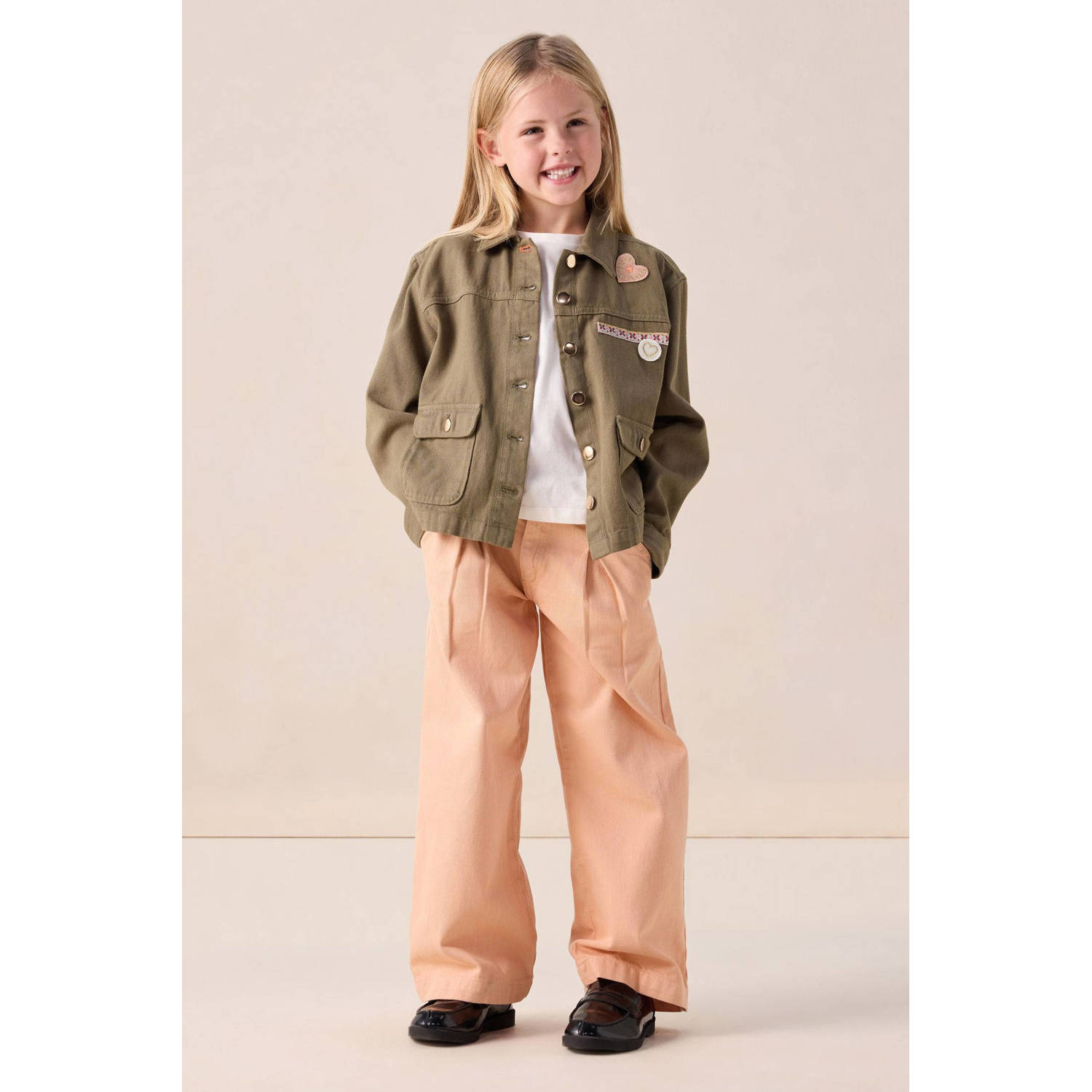 Sissy-Boy high waist wide leg jeans oranje