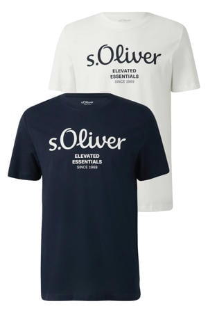 regular T-shirt - (set van 2)