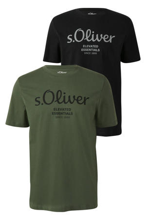 regular T-shirt - (set van 2)
