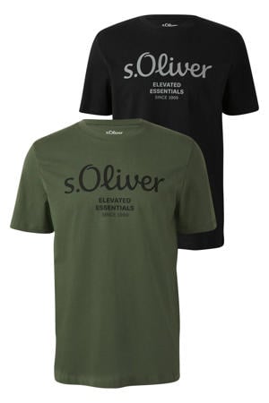 regular T-shirt - (set van 2)