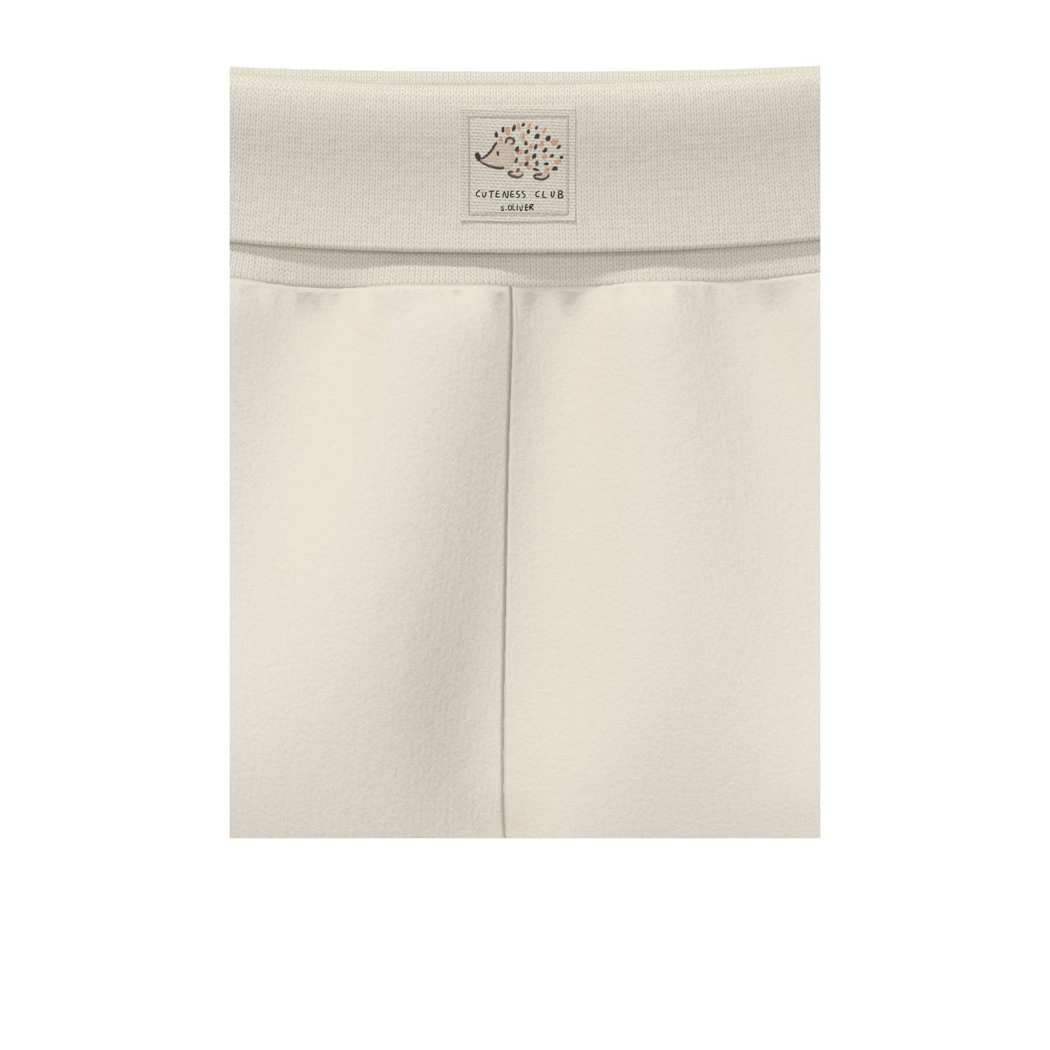 s.Oliver cargo broek ecru