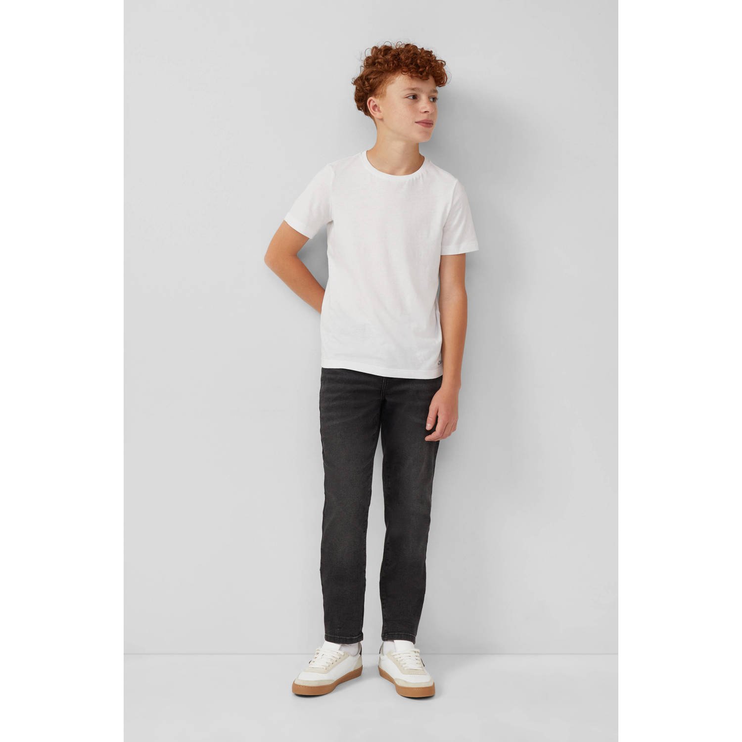S.Oliver RED LABEL Slim fit jeans van katoenmix