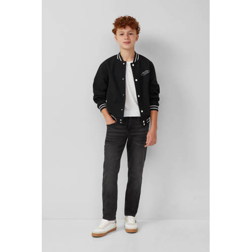 s.Oliver waist slim fit jeans grey denim afbeelding