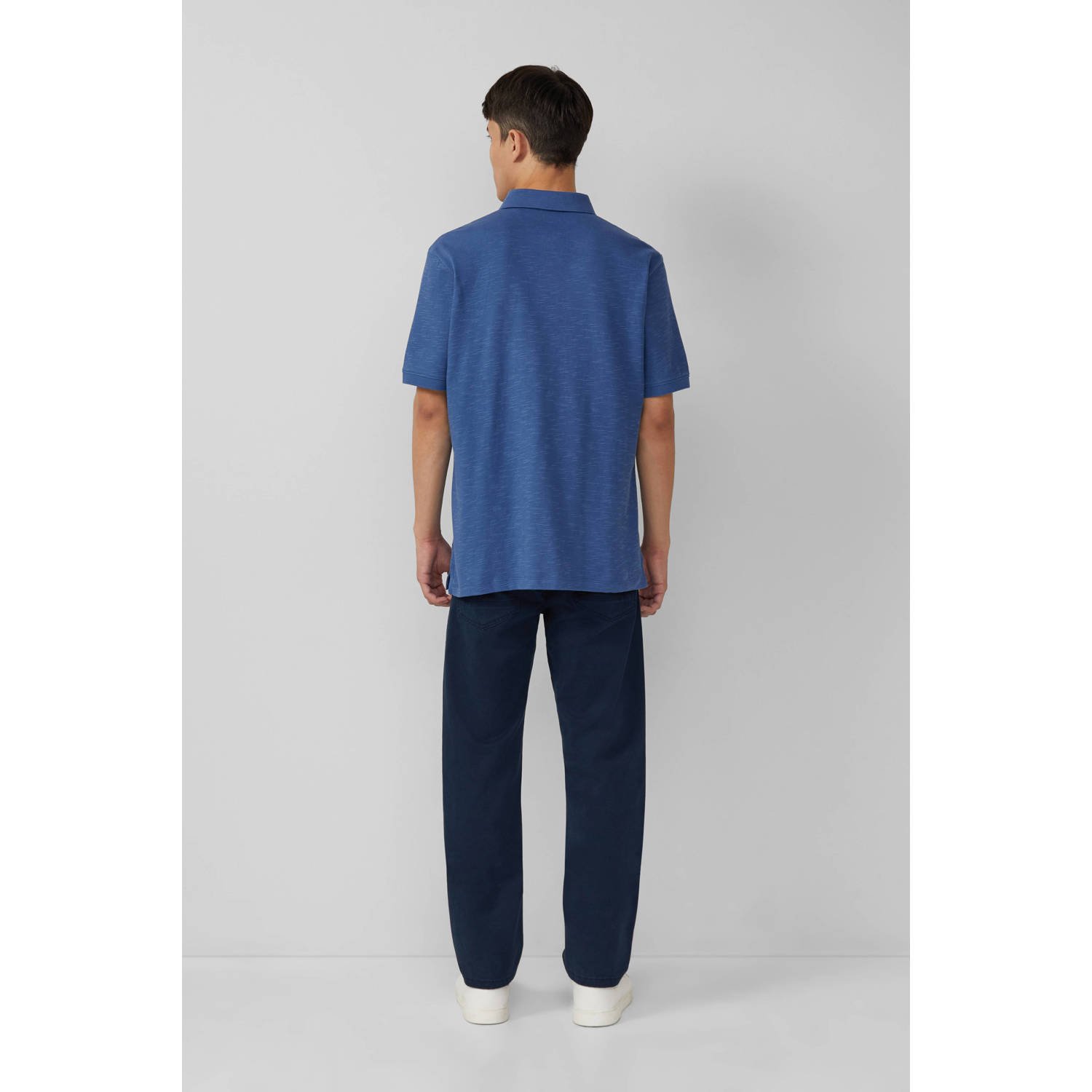 s.Oliver regular polo blauw