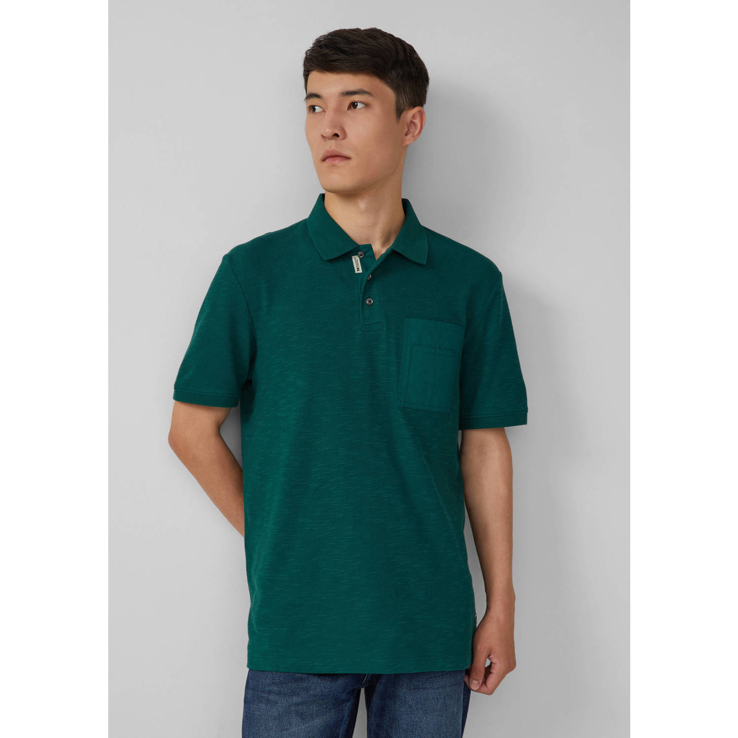 S.Oliver regular polo groen