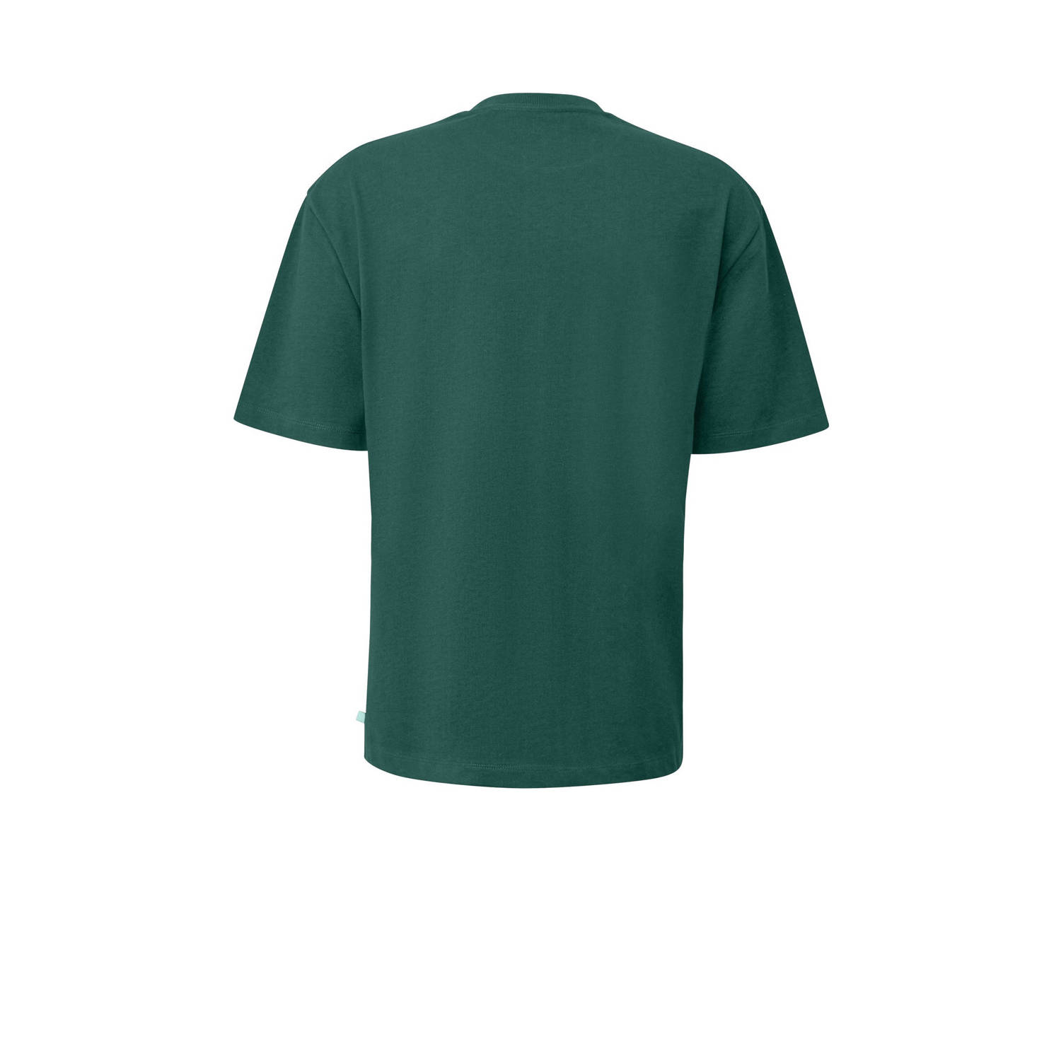 s.Oliver relaxed T-shirt donkergroen