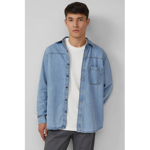 s.Oliver denim casual overhemd lichtblauw afbeelding