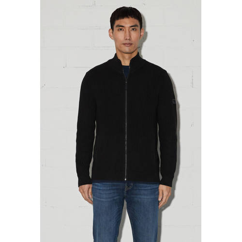 s.Oliver cardigan gebreid zwart afbeelding