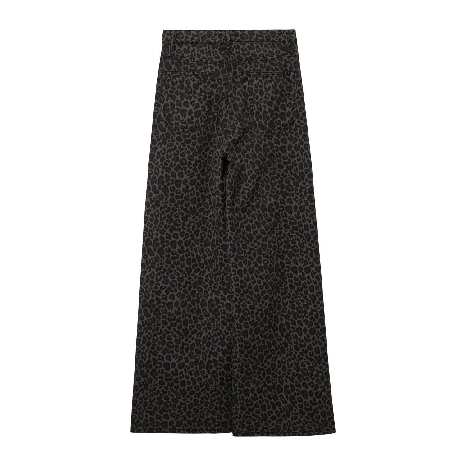 s.Oliver wide leg casual broek grijs