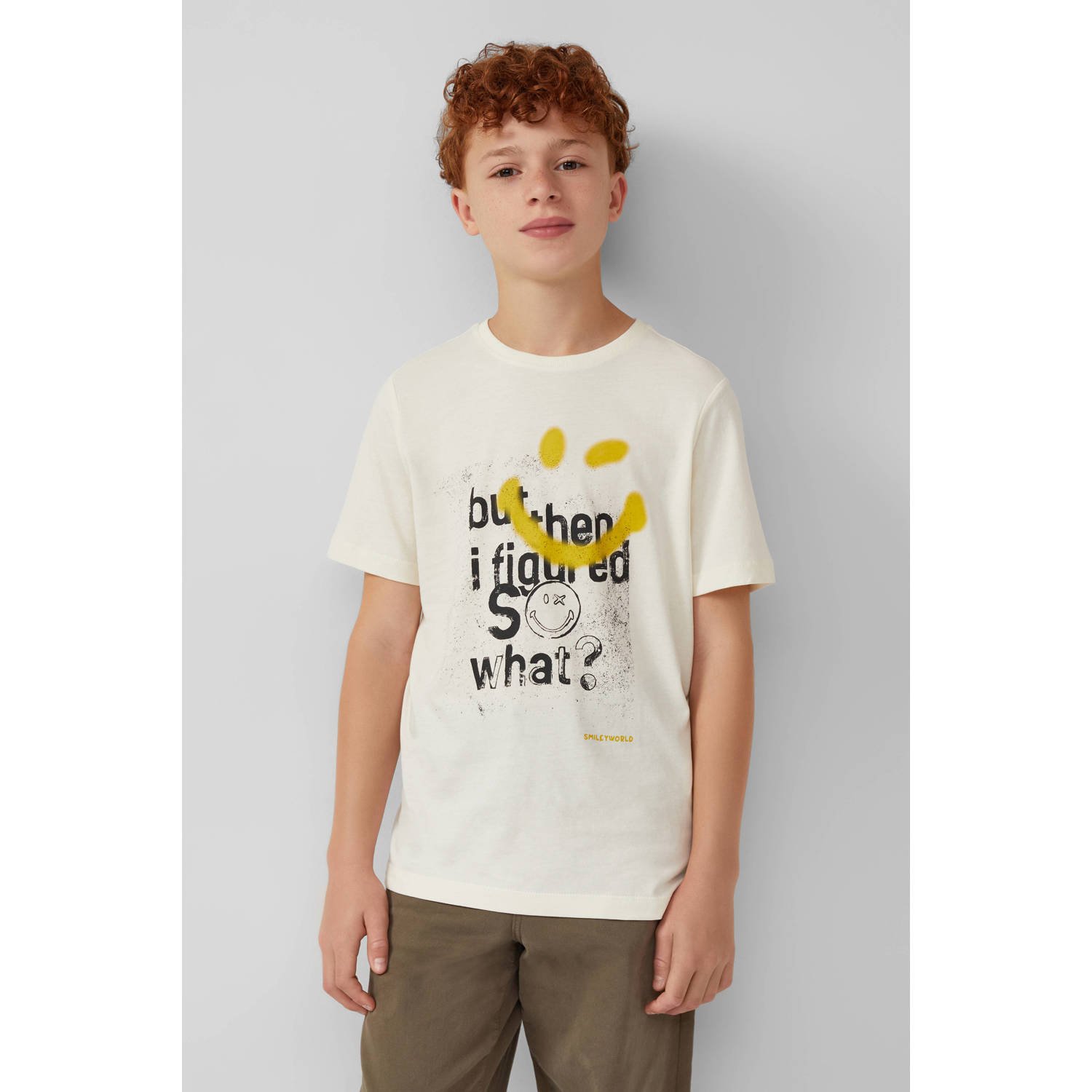 S.Oliver T-shirt lichtgrijs