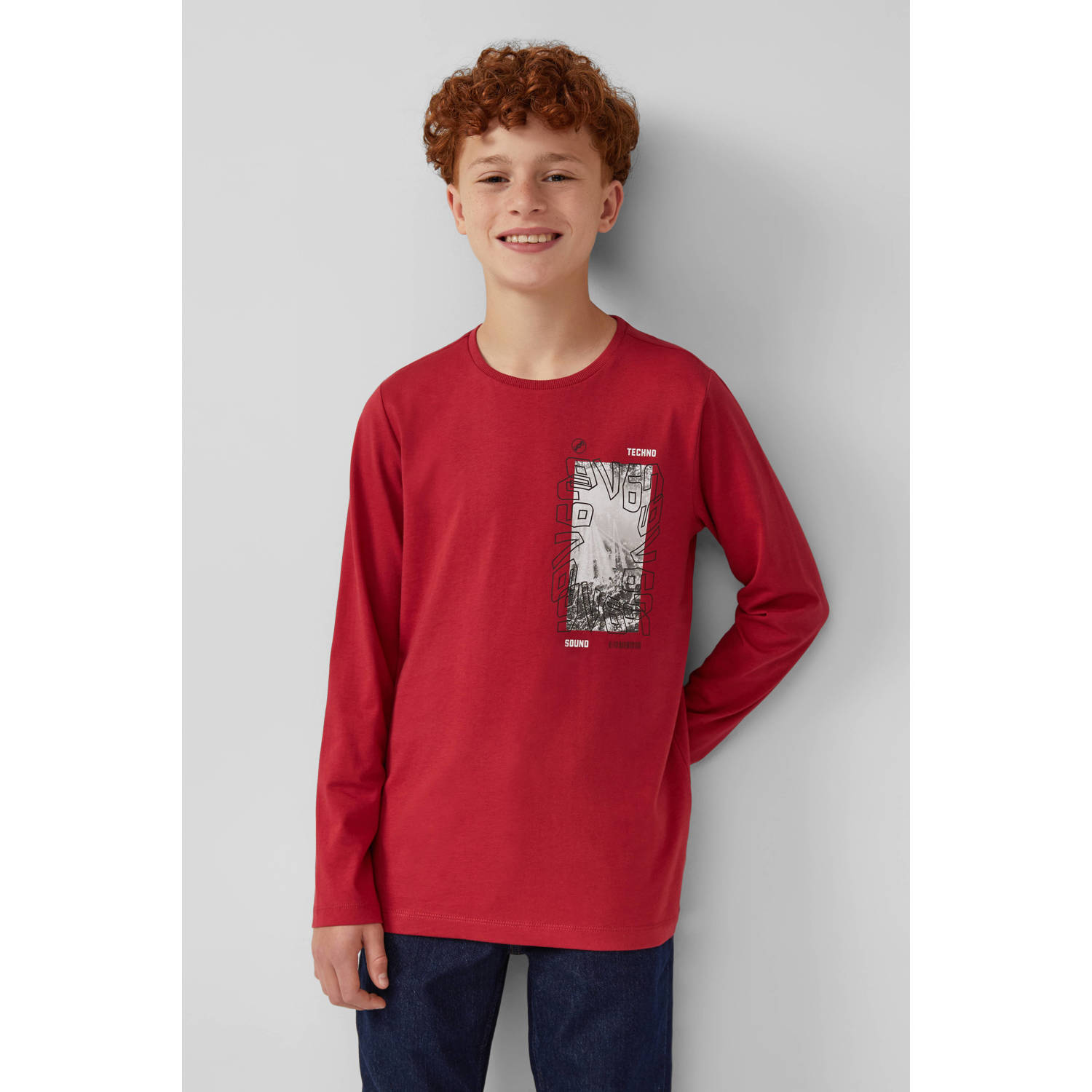 S.Oliver longsleeve rood