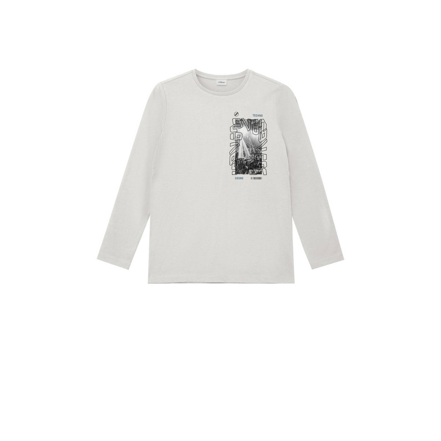 S.Oliver longsleeve lichtgrijs