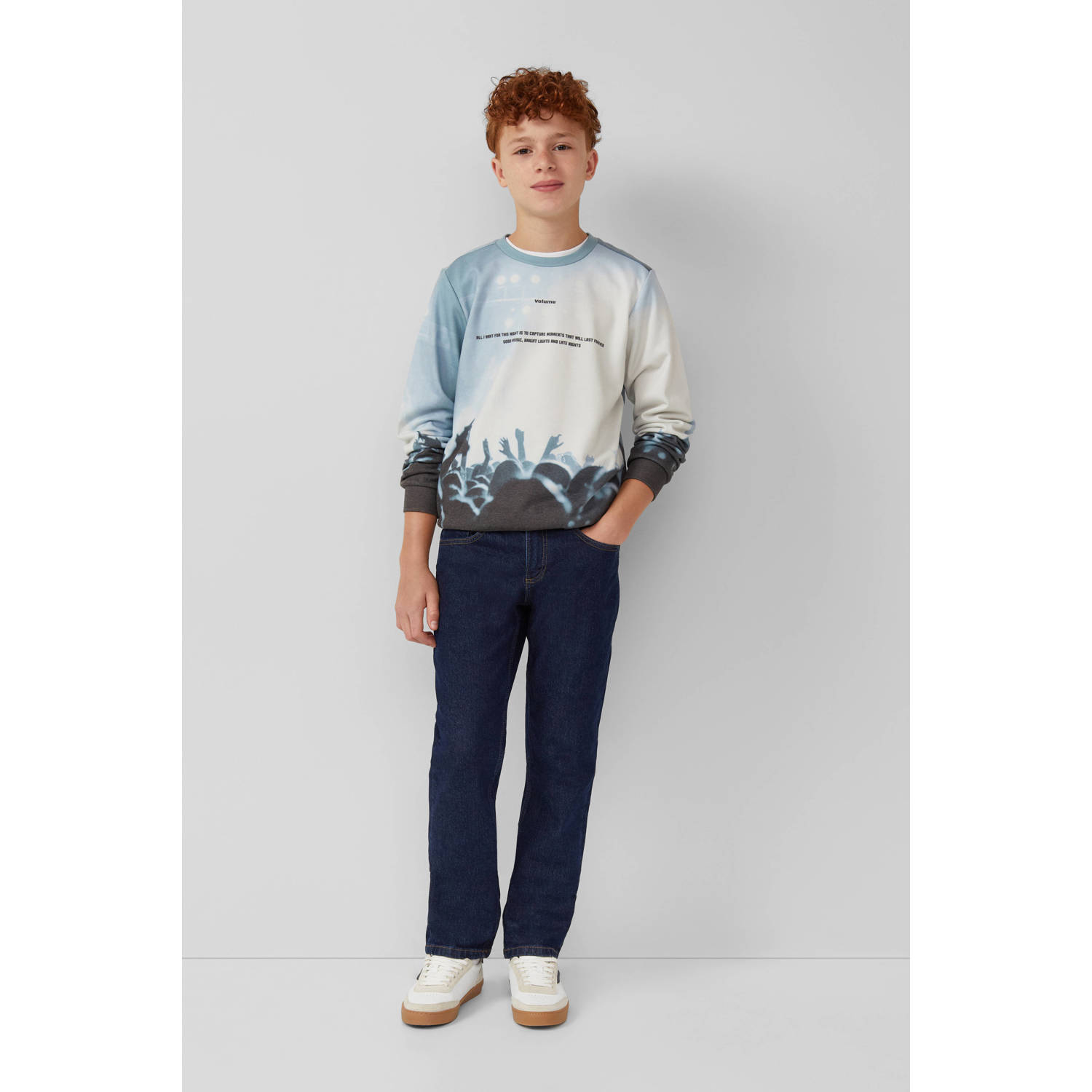S.Oliver RED LABEL Regular fit sweatshirt van katoenmix