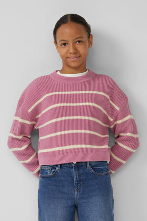 trui roze gebreid