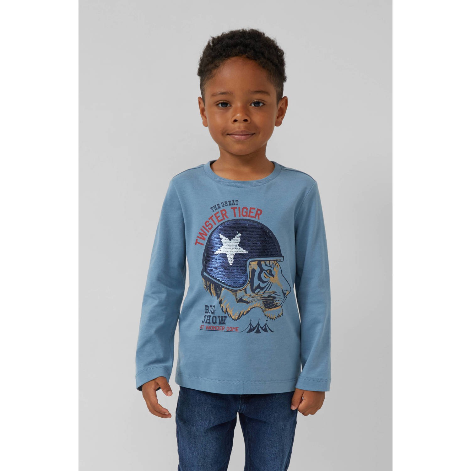 S.Oliver longsleeve blauw