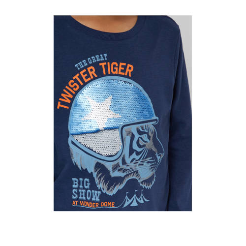 s.Oliver longsleeve donkerblauw afbeelding