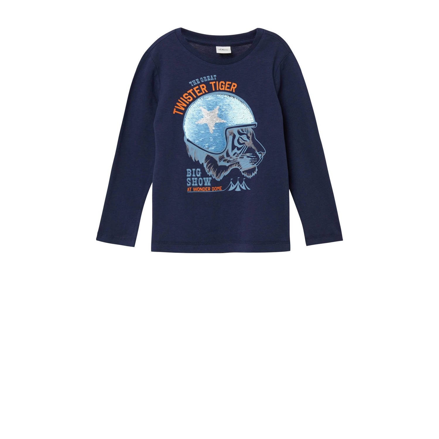 S.Oliver longsleeve donkerblauw