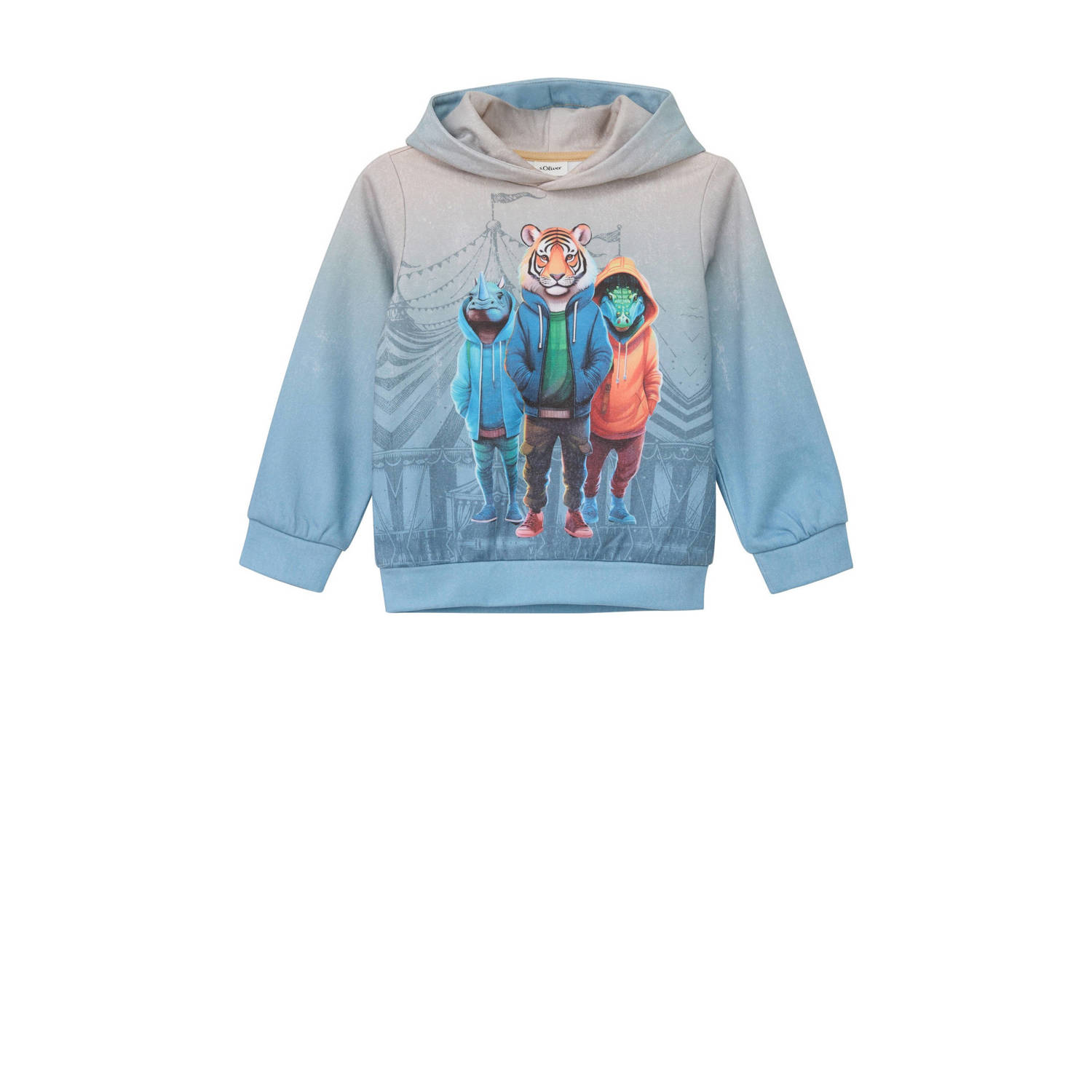 S.Oliver hoodie lichtblauw