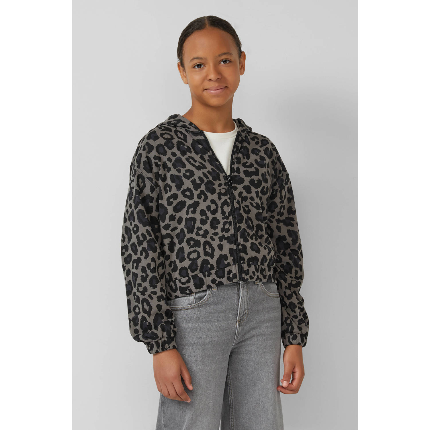 S.Oliver sweatvest grijs