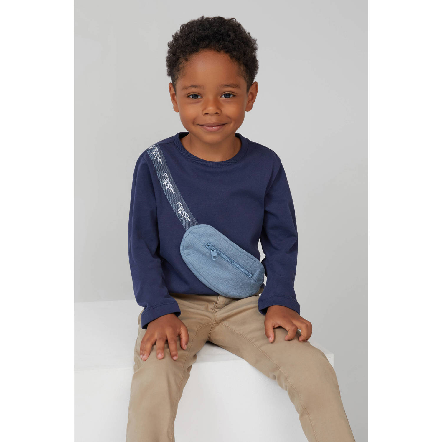 S.Oliver longsleeve donkerblauw