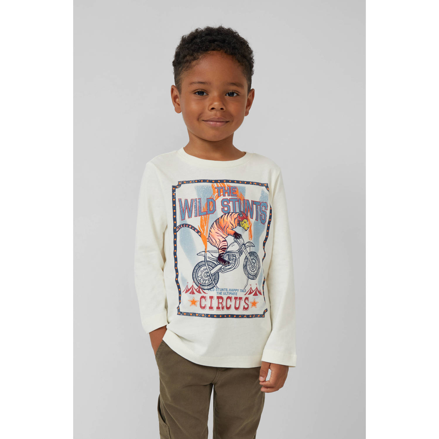 S.Oliver longsleeve lichtgrijs